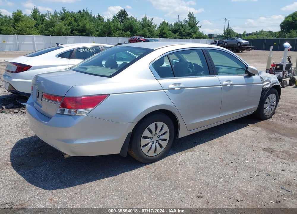 2012 HONDA ACCORD 2.4 LX VIN: 1HGCP2F34CA136346