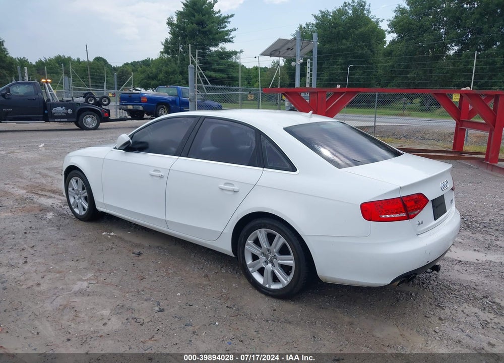 2010 AUDI A4 2.0T PREMIUM VIN: WAUFFAFL7AN071195