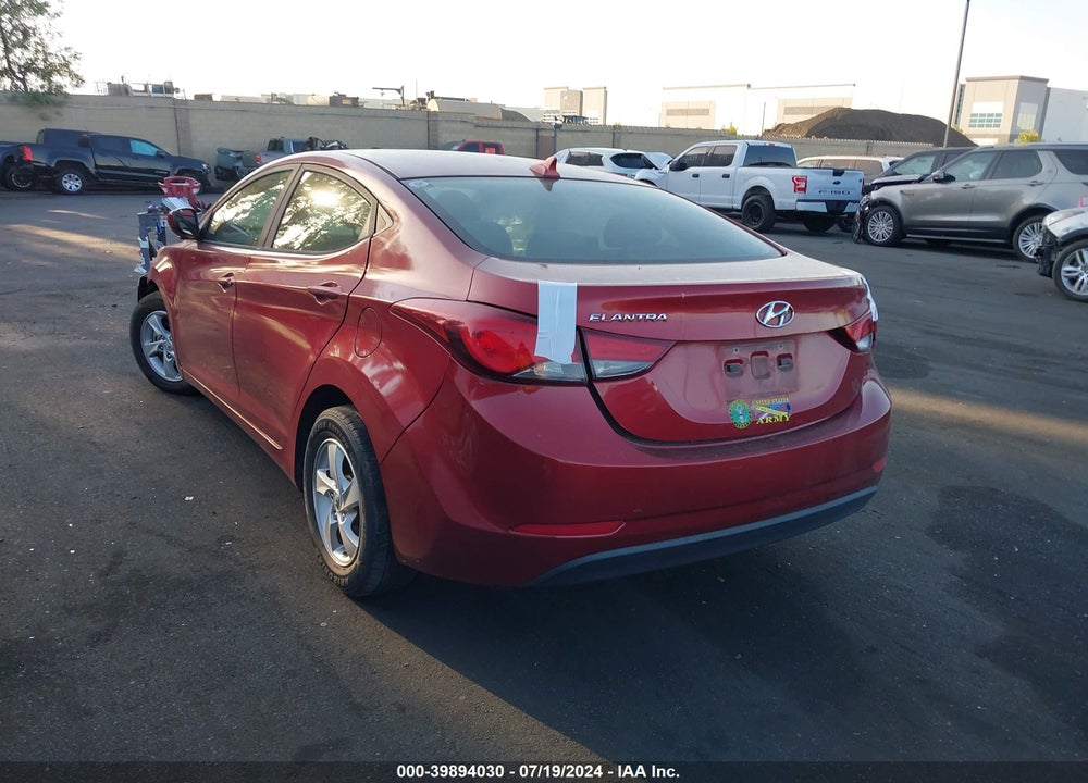 2014 HYUNDAI ELANTRA SE VIN: 5NPDH4AE1EH544044