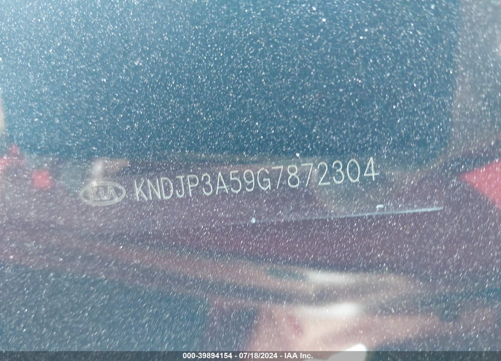 2016 KIA SOUL VIN: KNDJP3A59G7872304