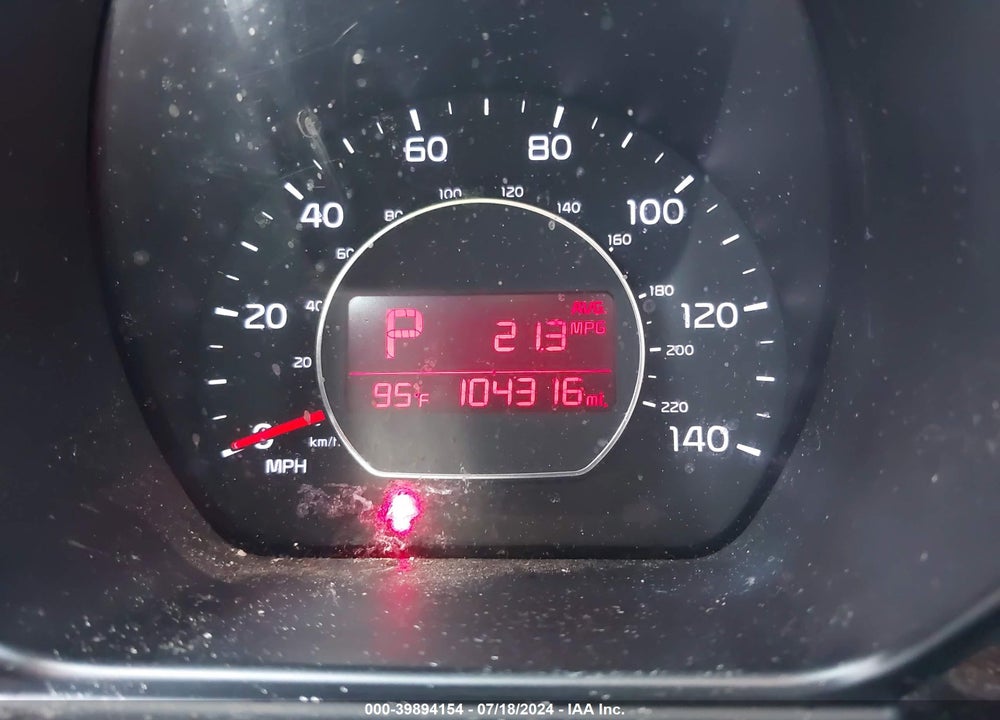 2016 KIA SOUL VIN: KNDJP3A59G7872304
