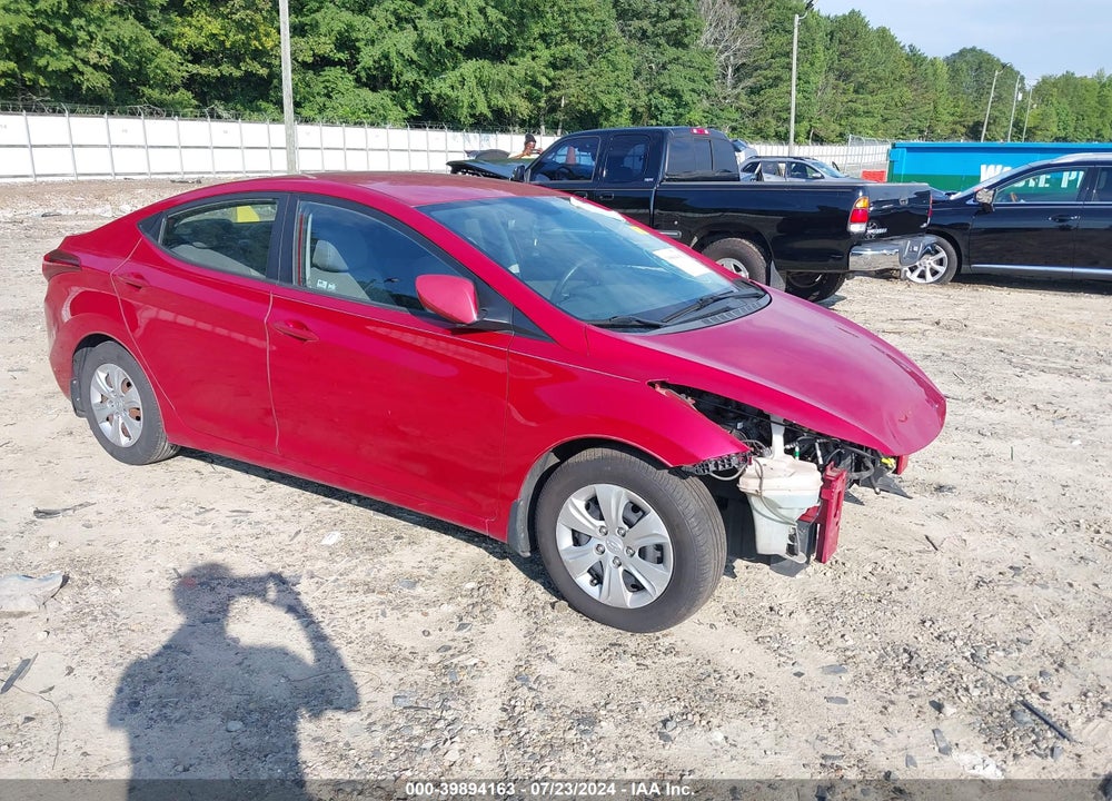 2016 HYUNDAI ELANTRA SE VIN: KMHDH4AE1GU541052