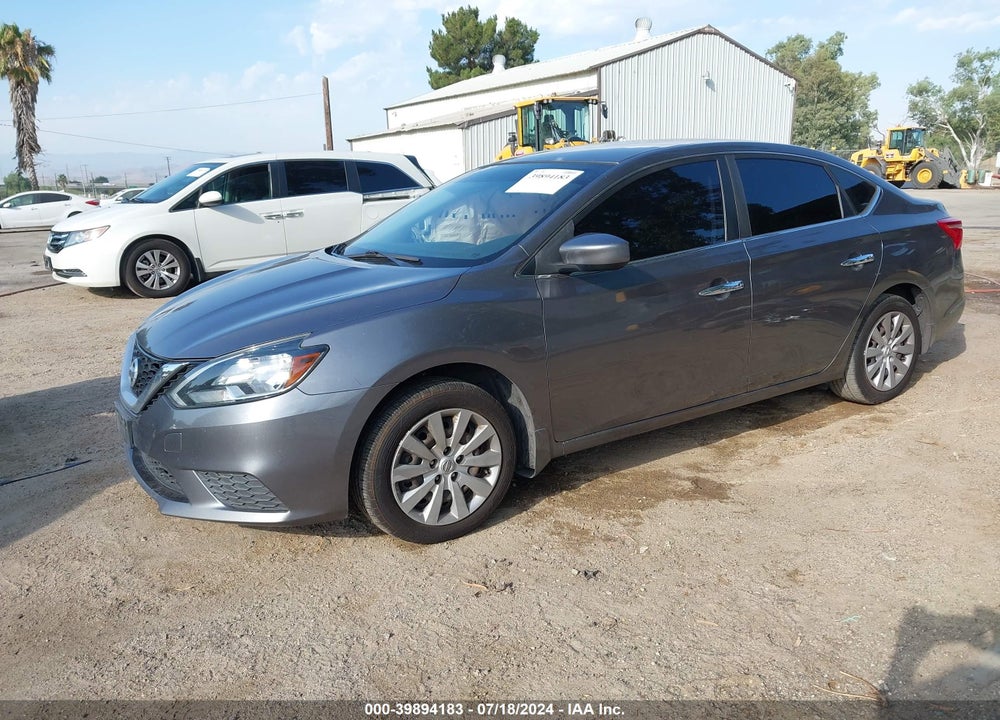 2016 NISSAN SENTRA S VIN: 3N1AB7AP2GY283779
