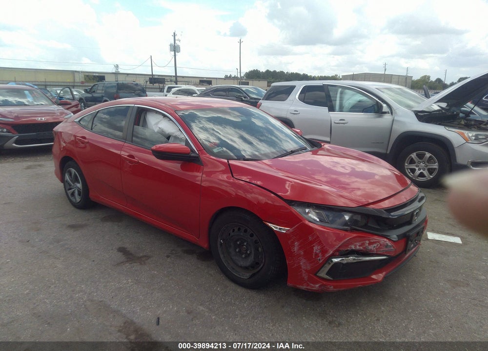 2019 HONDA CIVIC LX VIN: 2HGFC2F60KH513046