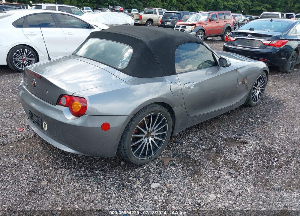 2004 BMW Z4 3.0I VIN: 4USBT53584LT25823