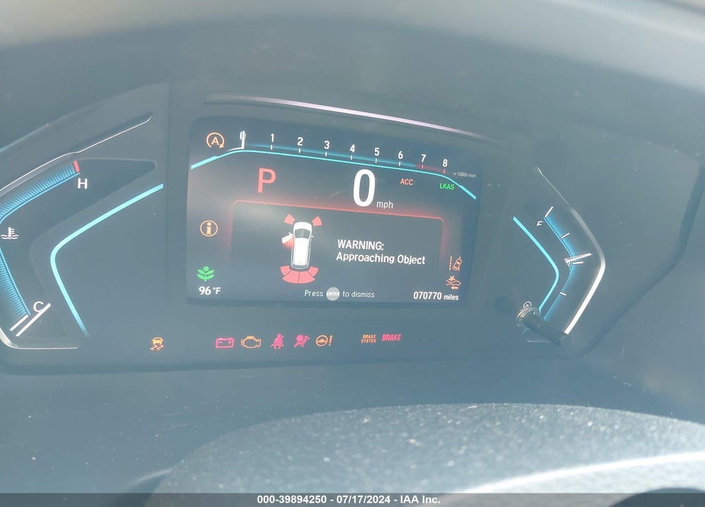 2019 HONDA ODYSSEY ELITE VIN: 5FNRL6H92KB015155