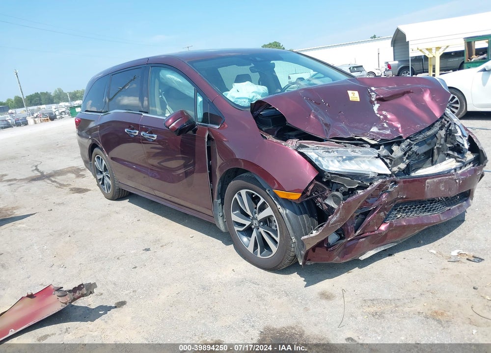 2019 HONDA ODYSSEY ELITE VIN: 5FNRL6H92KB015155