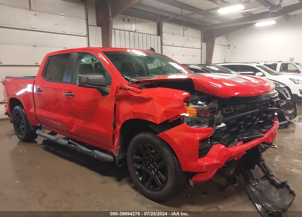 2023 CHEVROLET SILVERADO 1500 4WD SHORT BED CUSTOM VIN: 1GCPDBEK8PZ104136