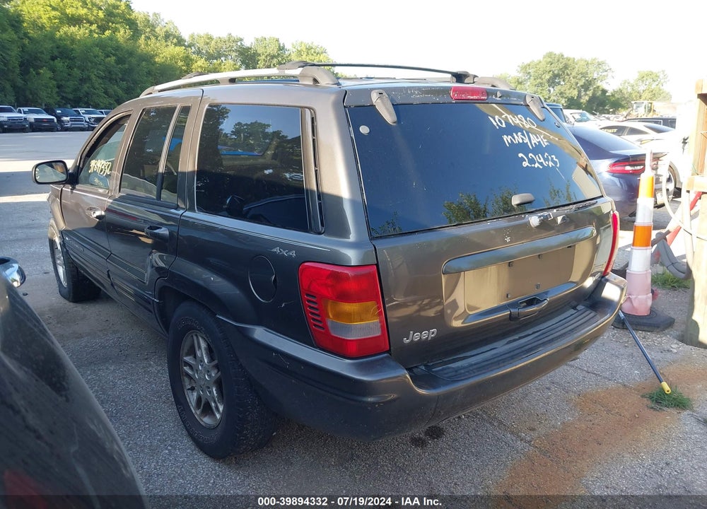 2000 JEEP GRAND CHEROKEE LIMITED VIN: 1J4GW58N8YC110759