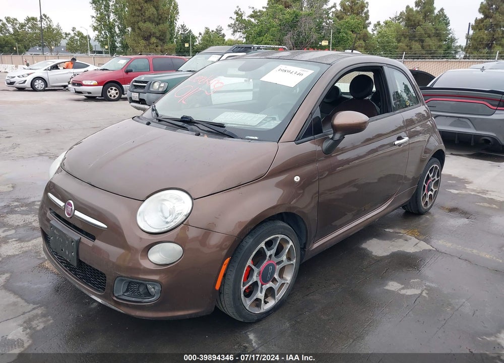 2013 FIAT 500 SPORT VIN: 3C3CFFBR5DT741879