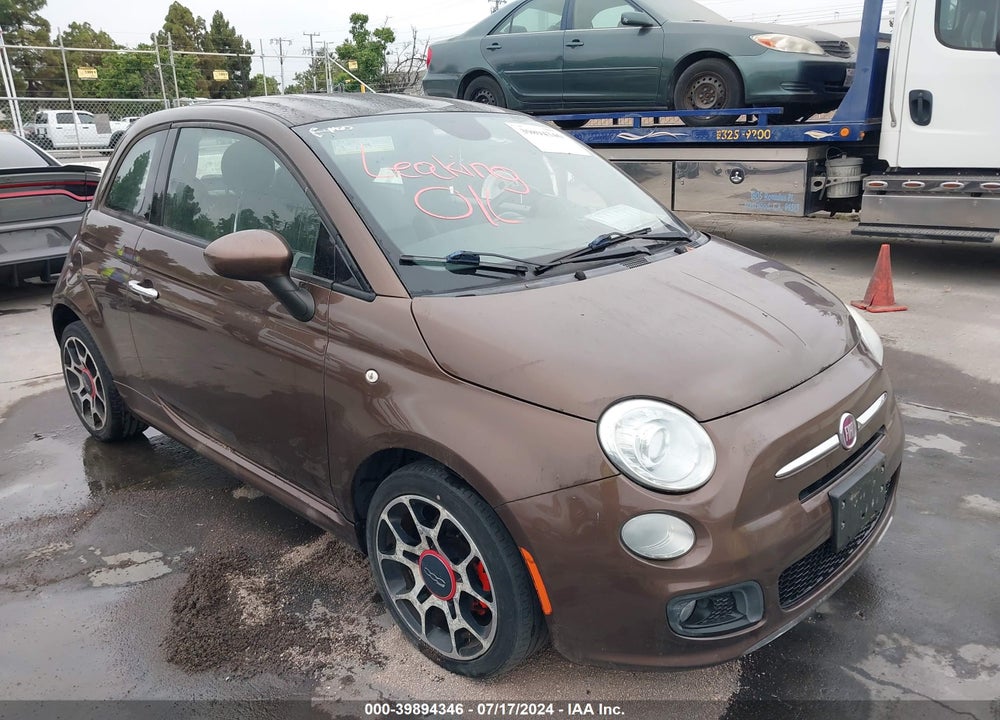 2013 FIAT 500 SPORT VIN: 3C3CFFBR5DT741879