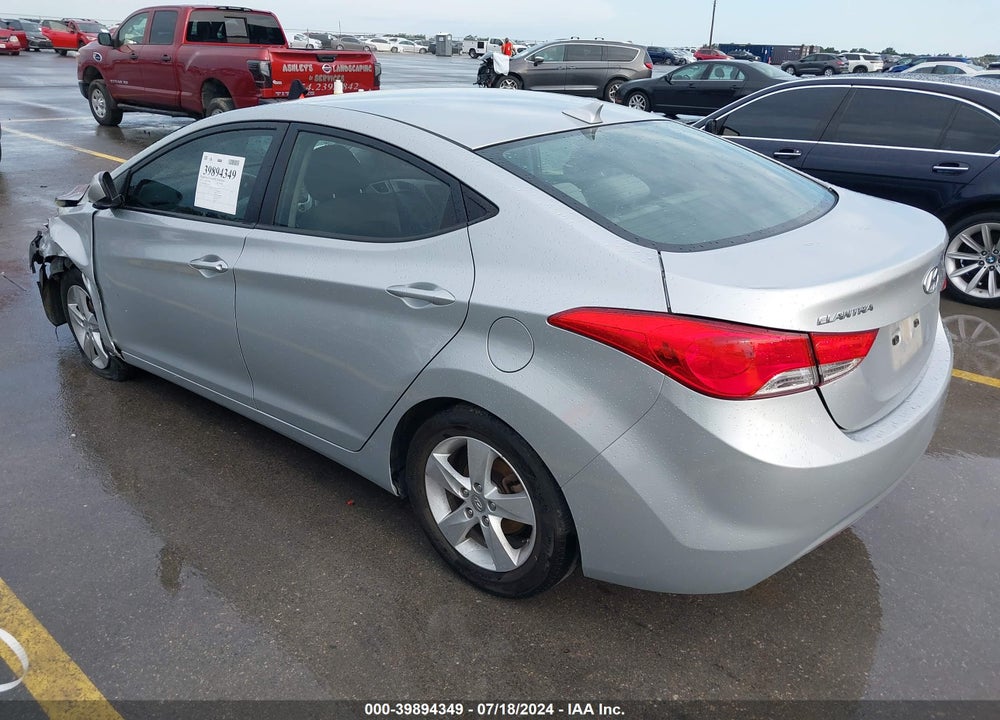 2013 HYUNDAI ELANTRA GLS VIN: 5NPDH4AE5DH417697