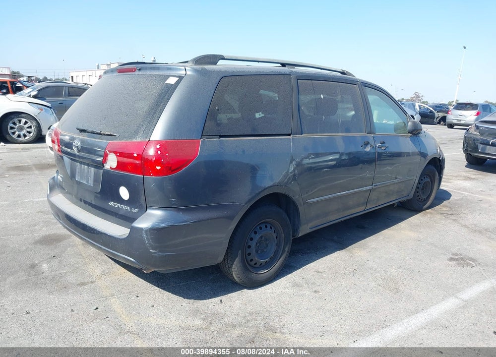 2006 TOYOTA SIENNA LE VIN: 5TDZA23C36S428575