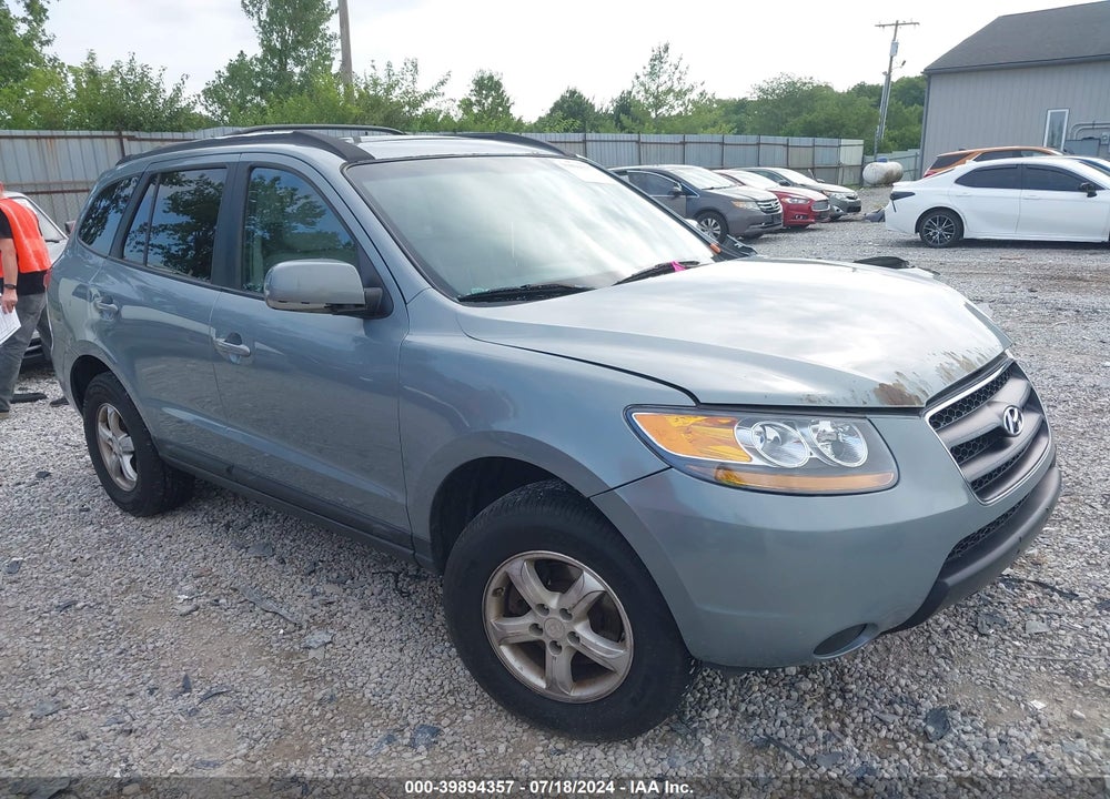 2008 HYUNDAI SANTA FE GLS VIN: 5NMSG73D08H201534