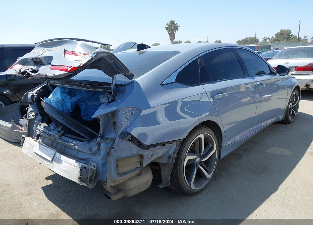 2022 HONDA ACCORD SPORT VIN: 1HGCV1F3XNA018966