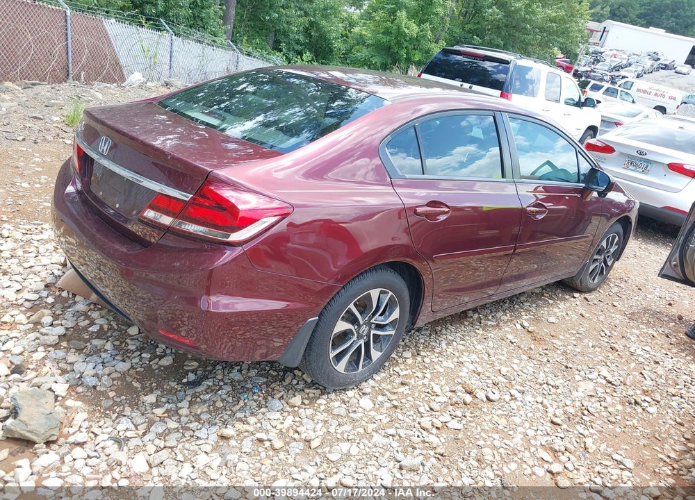 2015 HONDA CIVIC EX VIN: 19XFB2F8XFE076659