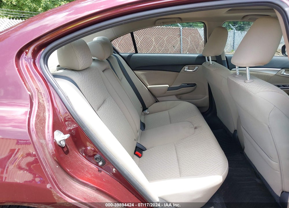 2015 HONDA CIVIC EX VIN: 19XFB2F8XFE076659