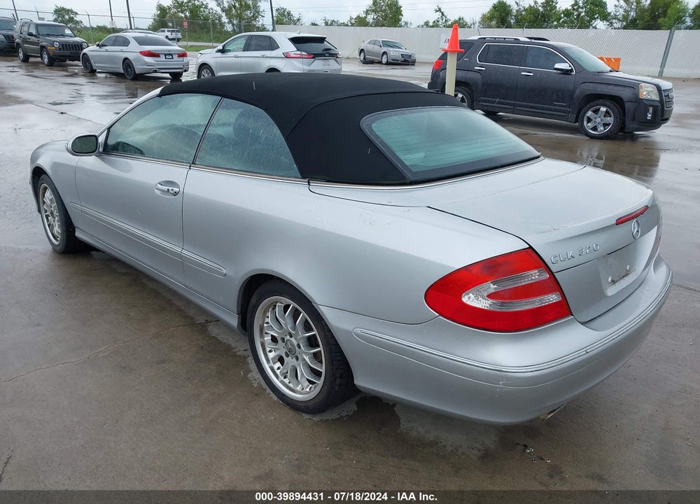 2005 MERCEDES-BENZ CLK 320 VIN: WDBTK65J95F130387