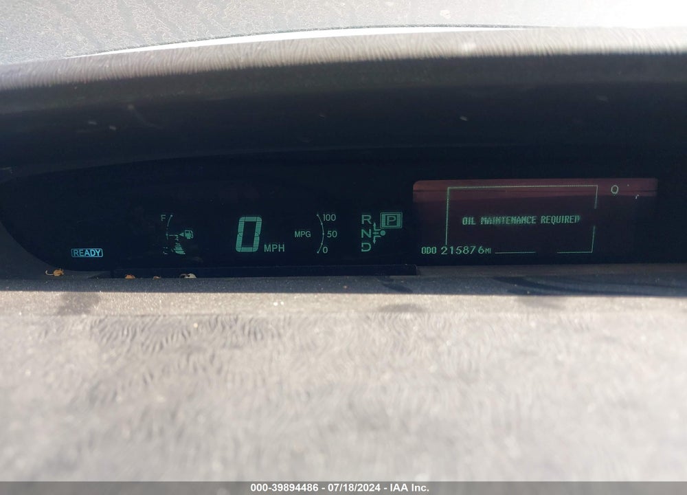 2010 TOYOTA PRIUS II VIN: JTDKN3DUXA0029418