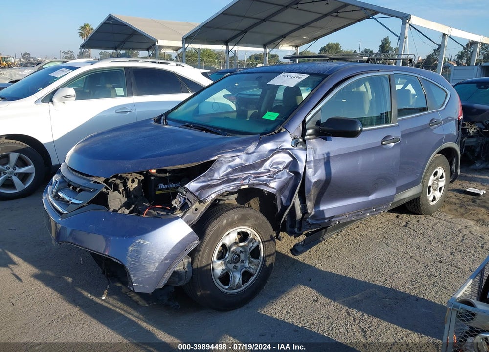 2014 HONDA CR-V LX VIN: 2HKRM4H37EH661150