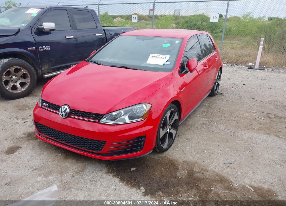 2017 VOLKSWAGEN GOLF GTI AUTOBAHN 4-DOOR/S 4-DOOR/SE 4-DOOR/SPORT 4-DOOR VIN: 3VW4T7AU7HM071401