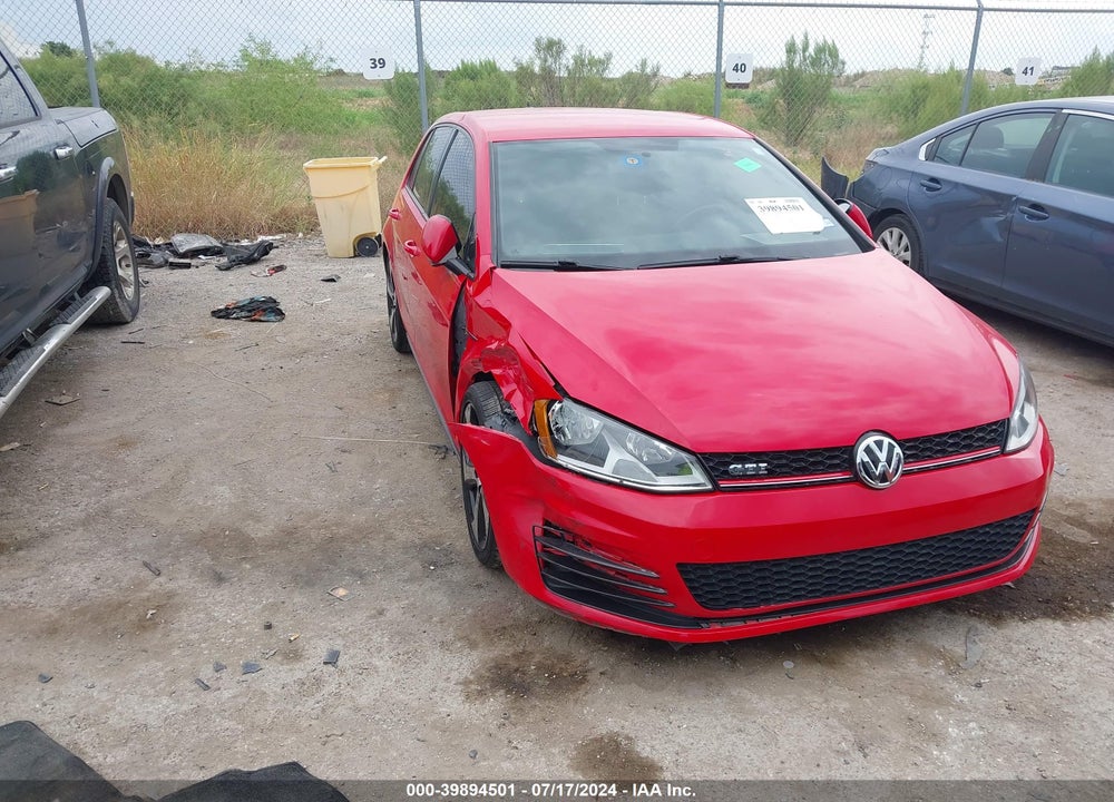 2017 VOLKSWAGEN GOLF GTI AUTOBAHN 4-DOOR/S 4-DOOR/SE 4-DOOR/SPORT 4-DOOR VIN: 3VW4T7AU7HM071401