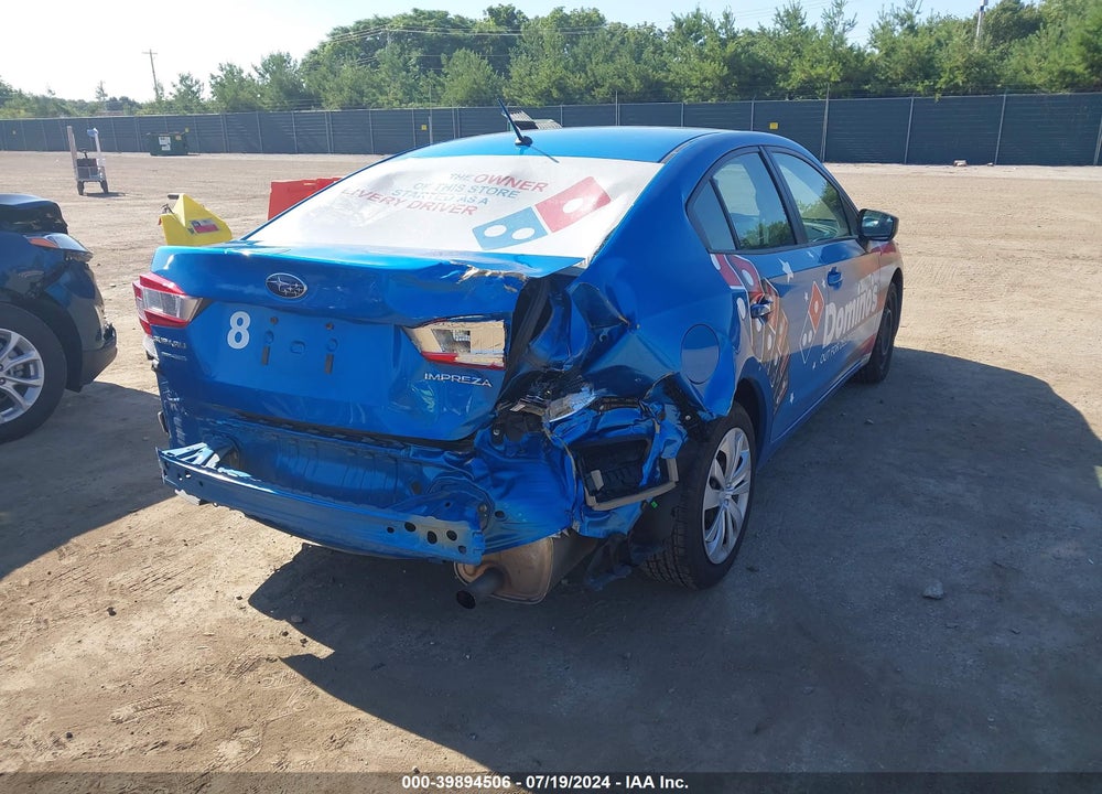 2022 SUBARU IMPREZA BASE VIN: 4S3GKAB63N3607466