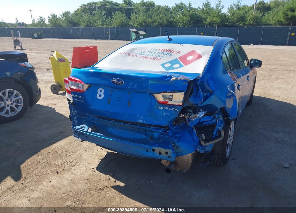 2022 SUBARU IMPREZA BASE VIN: 4S3GKAB63N3607466