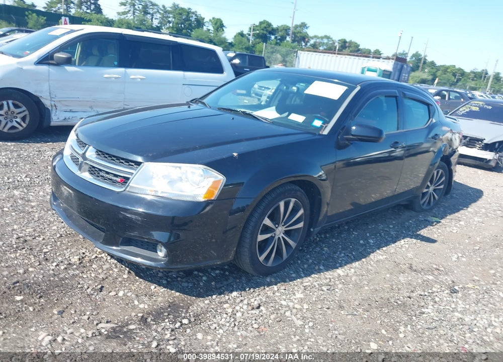 2012 DODGE AVENGER SXT PLUS VIN: 1C3CDZEG6CN200579
