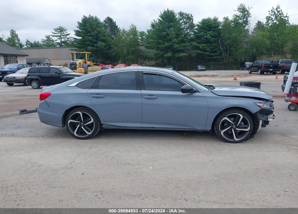 2022 HONDA ACCORD SPORT 2.0T VIN: 1HGCV2F38NA013819