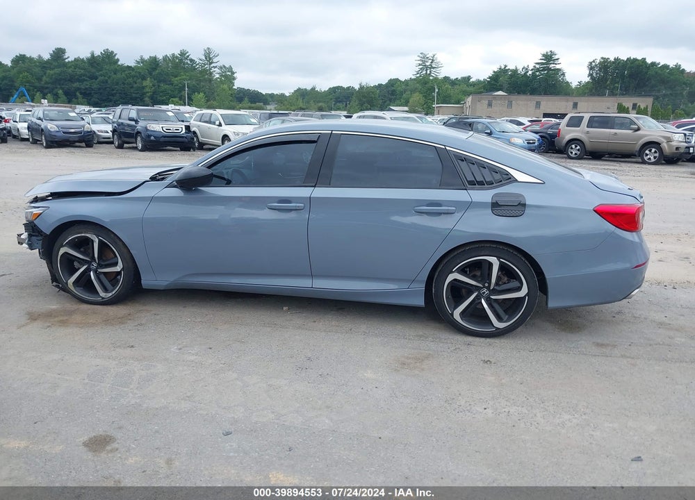 2022 HONDA ACCORD SPORT 2.0T VIN: 1HGCV2F38NA013819