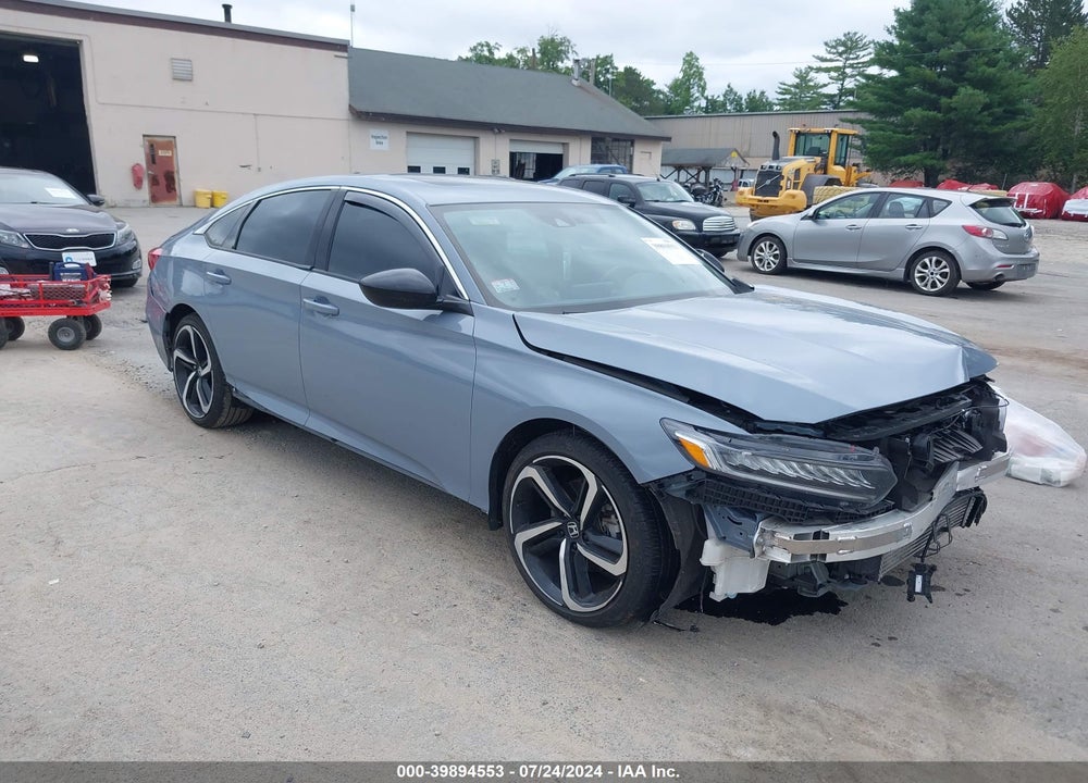 2022 HONDA ACCORD SPORT 2.0T VIN: 1HGCV2F38NA013819