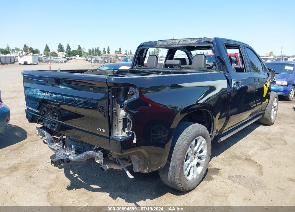 2022 CHEVROLET SILVERADO 1500 4WD SHORT BED LTZ VIN: 2GCUDGED9N1516783