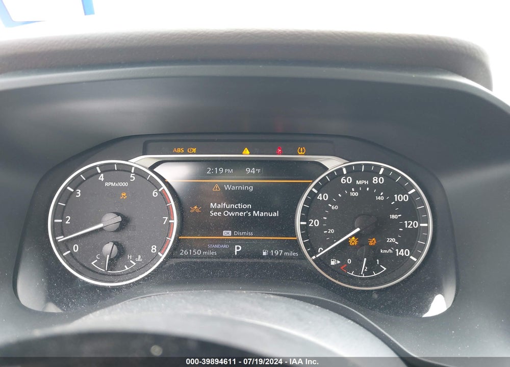 2023 NISSAN ROGUE SV FWD VIN: JN8BT3BA7PW004842