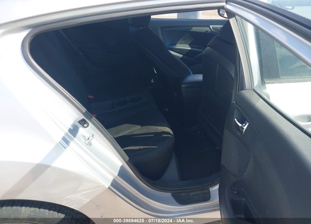 2012 HYUNDAI VELOSTER BASE W/BLACK VIN: KMHTC6AD8CU039744