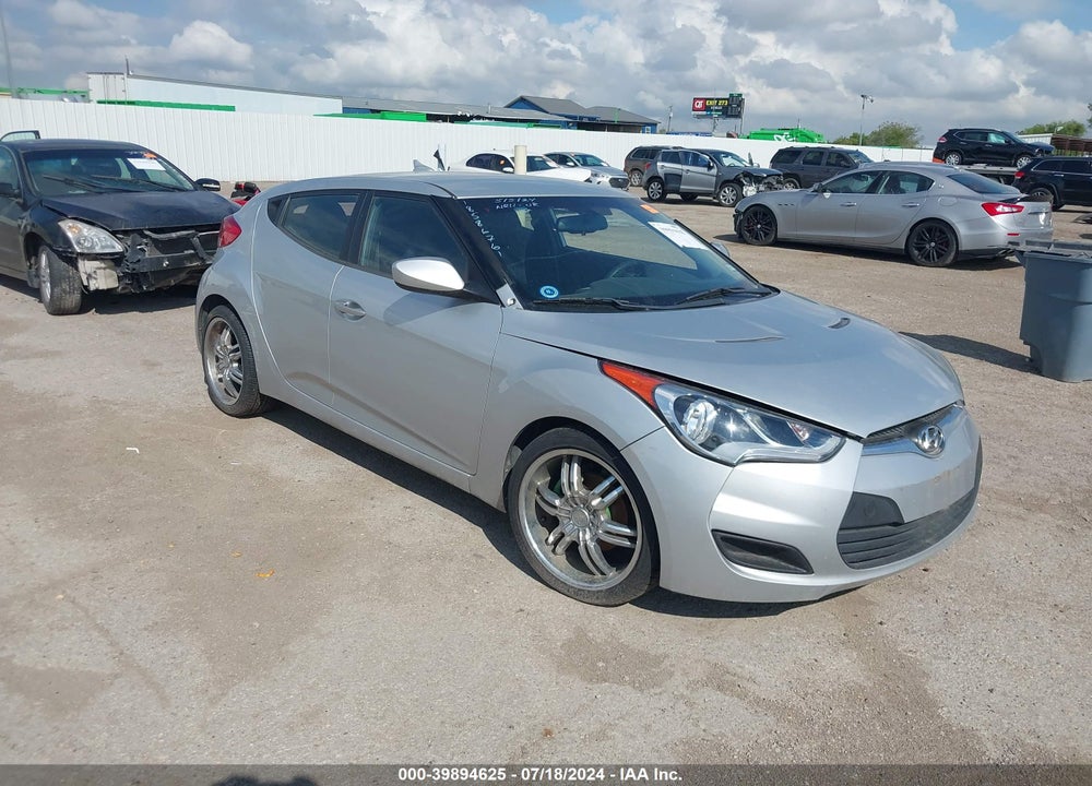2012 HYUNDAI VELOSTER BASE W/BLACK VIN: KMHTC6AD8CU039744