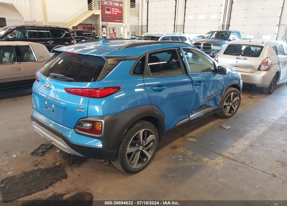 2019 HYUNDAI KONA LIMITED VIN: KM8K3CA53KU223300