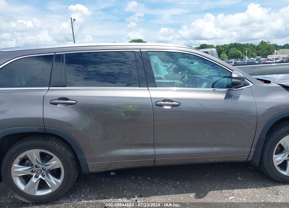 2016 TOYOTA HIGHLANDER LIMITED PLATINUM V6 VIN: 5TDDKRFH5GS350504