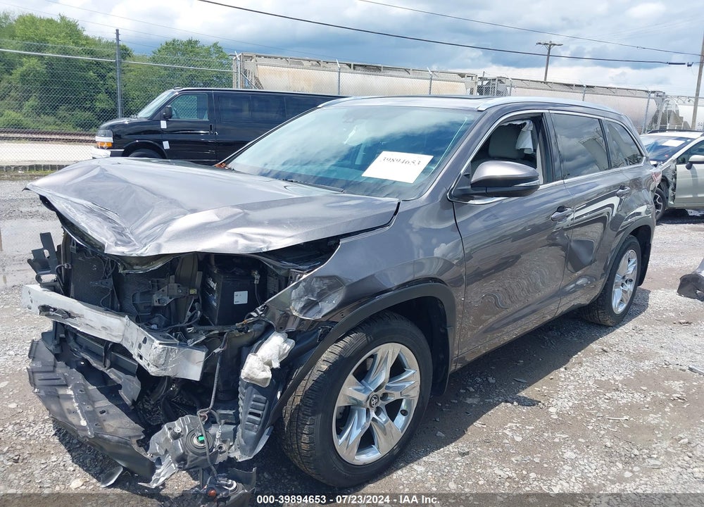 2016 TOYOTA HIGHLANDER LIMITED PLATINUM V6 VIN: 5TDDKRFH5GS350504