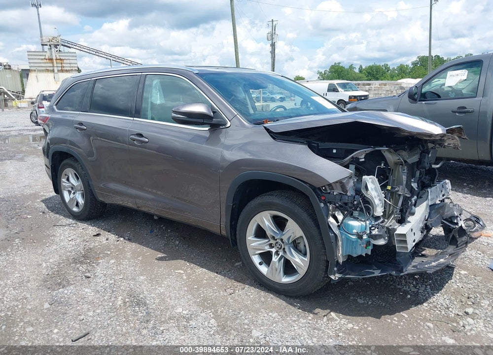 2016 TOYOTA HIGHLANDER LIMITED PLATINUM V6 VIN: 5TDDKRFH5GS350504