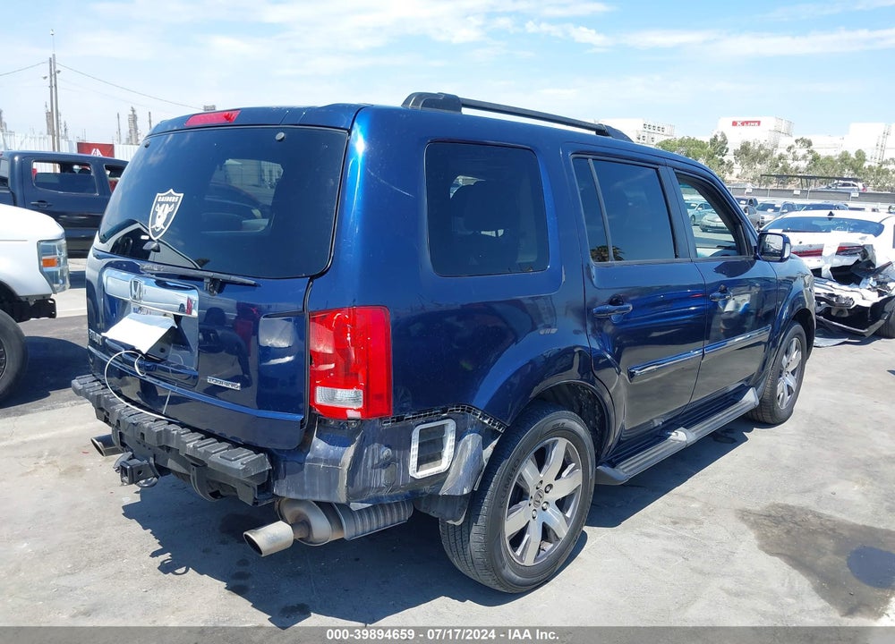 2015 HONDA PILOT TOURING VIN: 5FNYF3H98FB013546