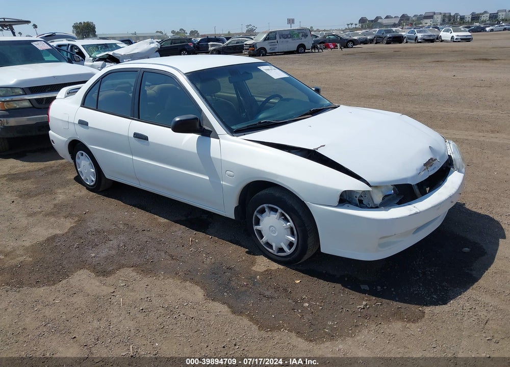 2001 MITSUBISHI MIRAGE ES VIN: JA3AY26C61U002435