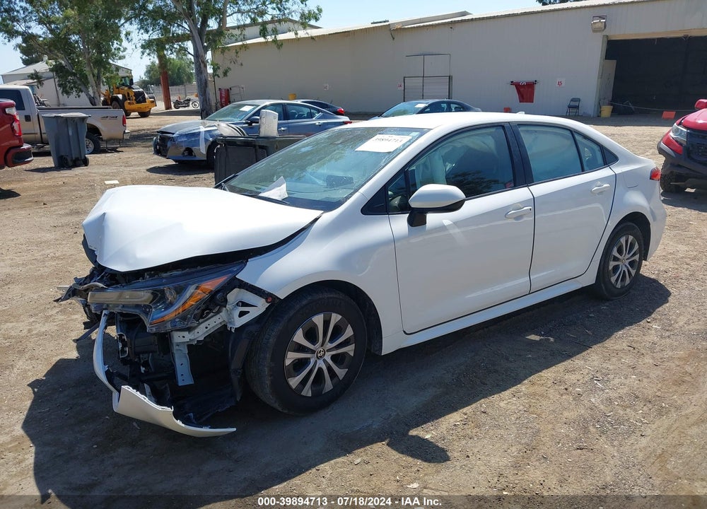 2022 TOYOTA COROLLA HYBRID LE VIN: JTDEAMDE6NJ035899