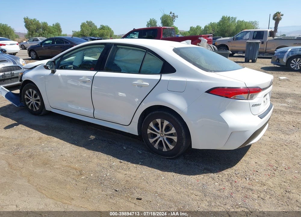 2022 TOYOTA COROLLA HYBRID LE VIN: JTDEAMDE6NJ035899