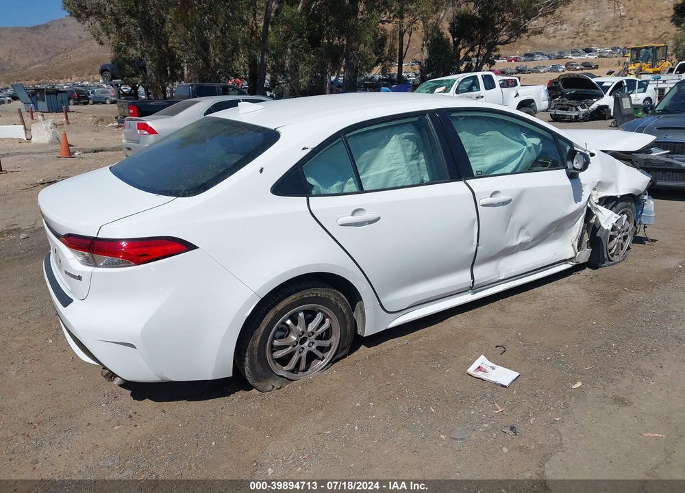 2022 TOYOTA COROLLA HYBRID LE VIN: JTDEAMDE6NJ035899