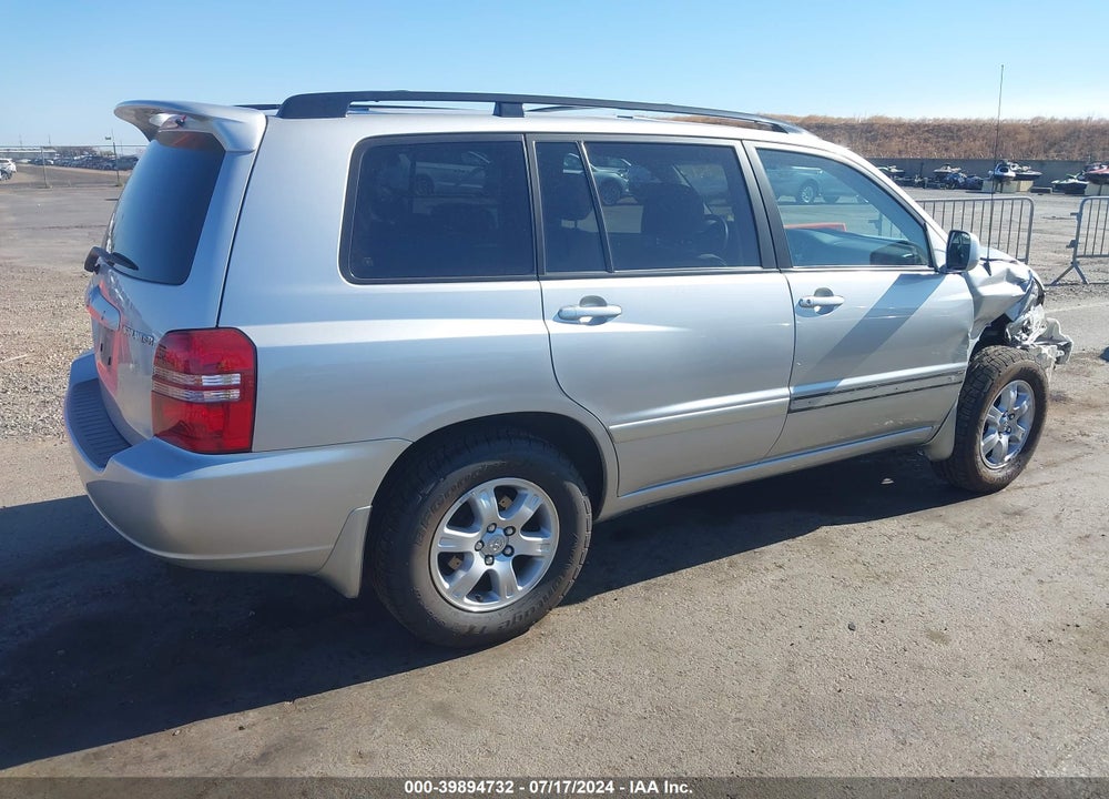2002 TOYOTA HIGHLANDER V6 VIN: JTEGF21A620066664