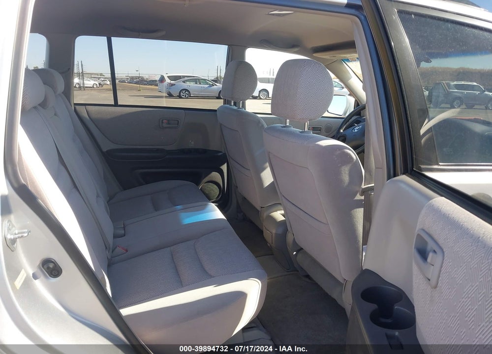 2002 TOYOTA HIGHLANDER V6 VIN: JTEGF21A620066664