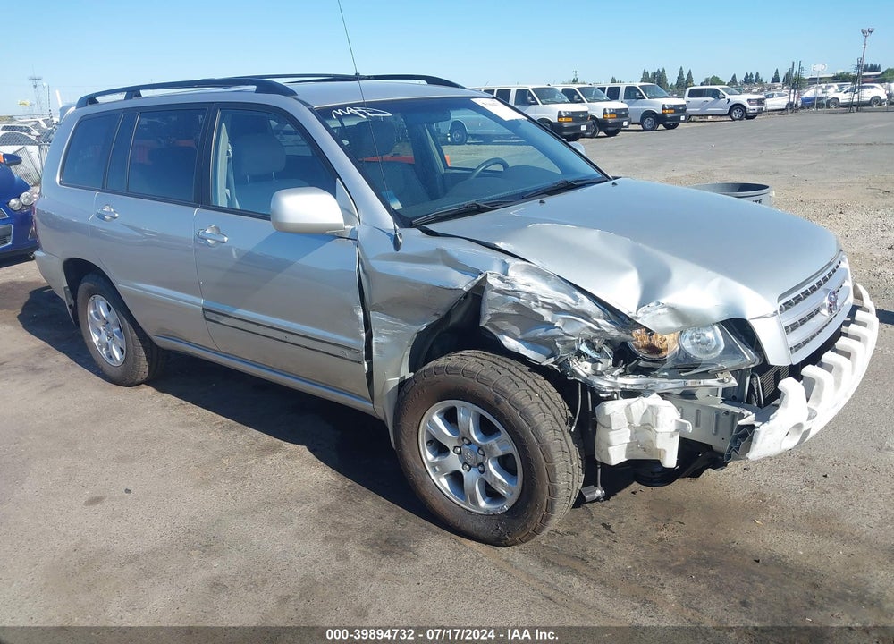 2002 TOYOTA HIGHLANDER V6 VIN: JTEGF21A620066664