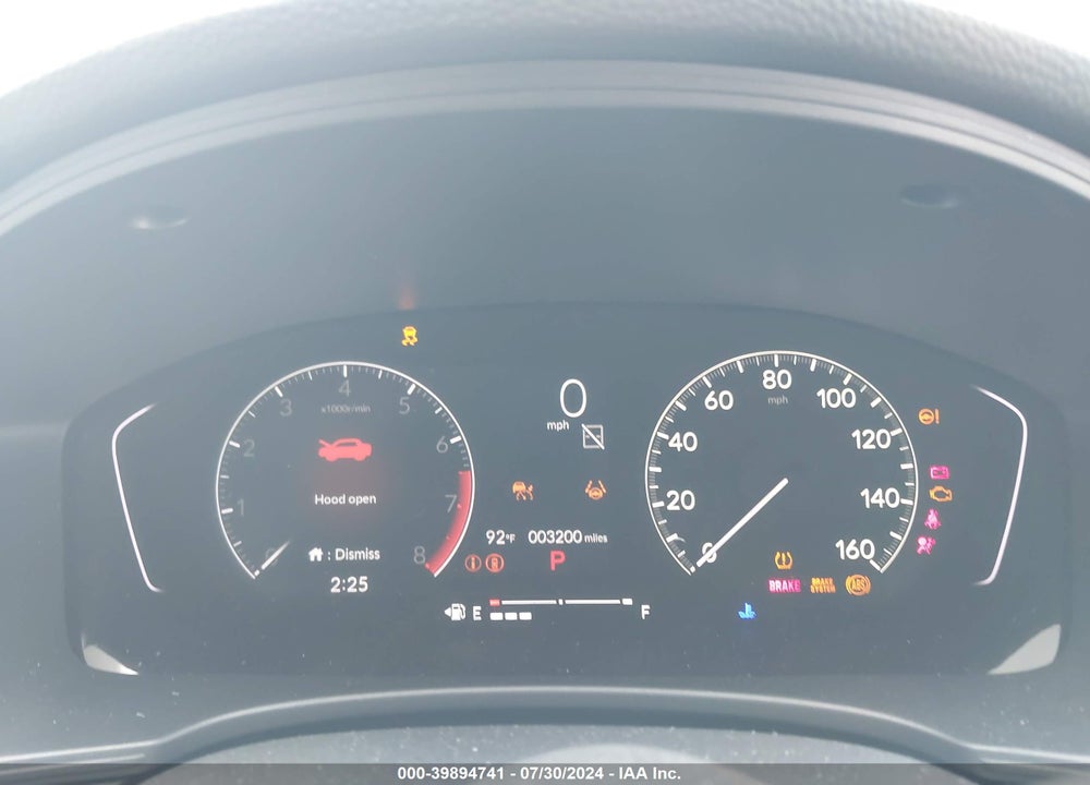 2024 HONDA CIVIC EX VIN: 2HGFE1F7XRH331250