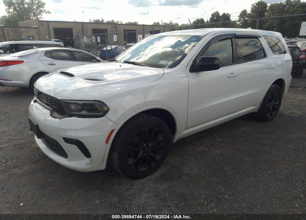 2022 DODGE DURANGO GT AWD VIN: 1C4RDJDG9NC201605
